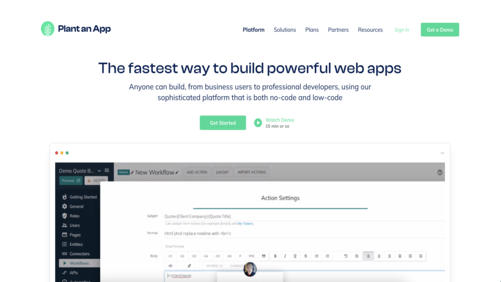 PlantanApp Website - Platformă agrotech și IoT pentru managementul agricol de iWeb Digital